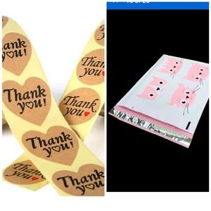 50 Polymailer Size 10x13- 100 Free Stickers